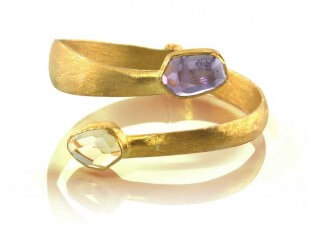 Purple-Gold-Dust-Spiral-Bracelet-1