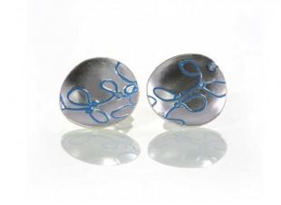 Silver-Blue-Cup-Earing1