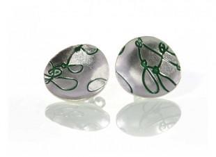 Silver-Green-Cup-Earing1